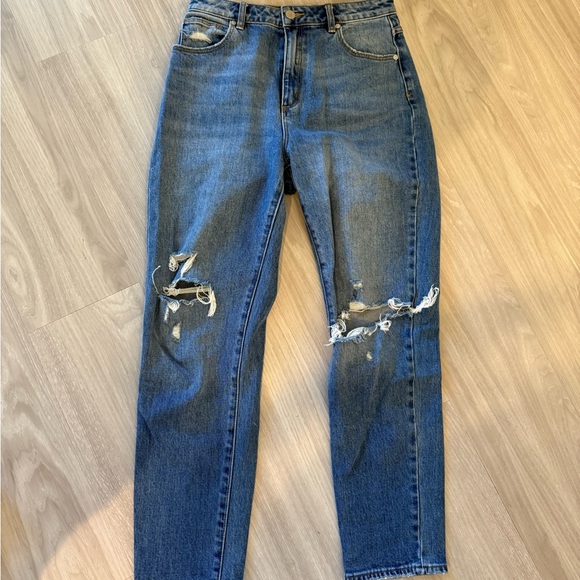 Abrand High Waisted Slim Denim Jeans. US 28 - Picture 2 of 4
